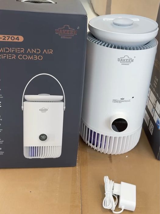 Очиститель и увлажнитель воздуха 2 в 1. Бренд: Uakeen (Germany)