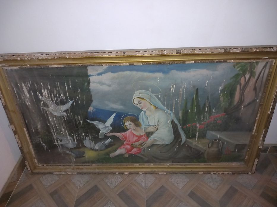Tablouri mari foarte vechi pictat
