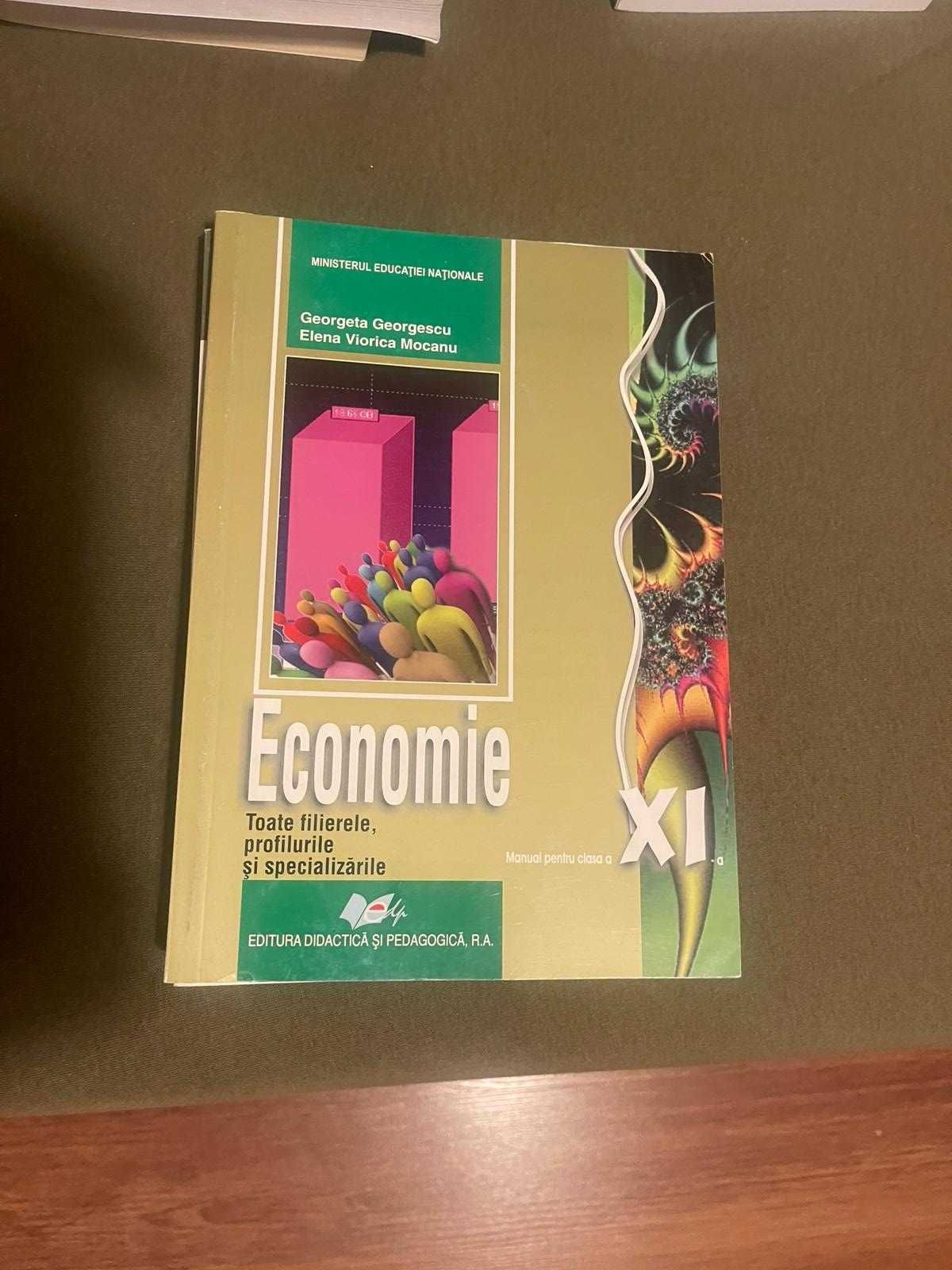 Manual Economie Clasa a XI-a pregatire admitere Georgescu Mocanu