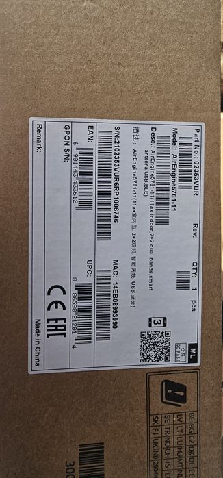 Wireless acces point huawey airengine 5761-11, 1P GB, 802.11ax