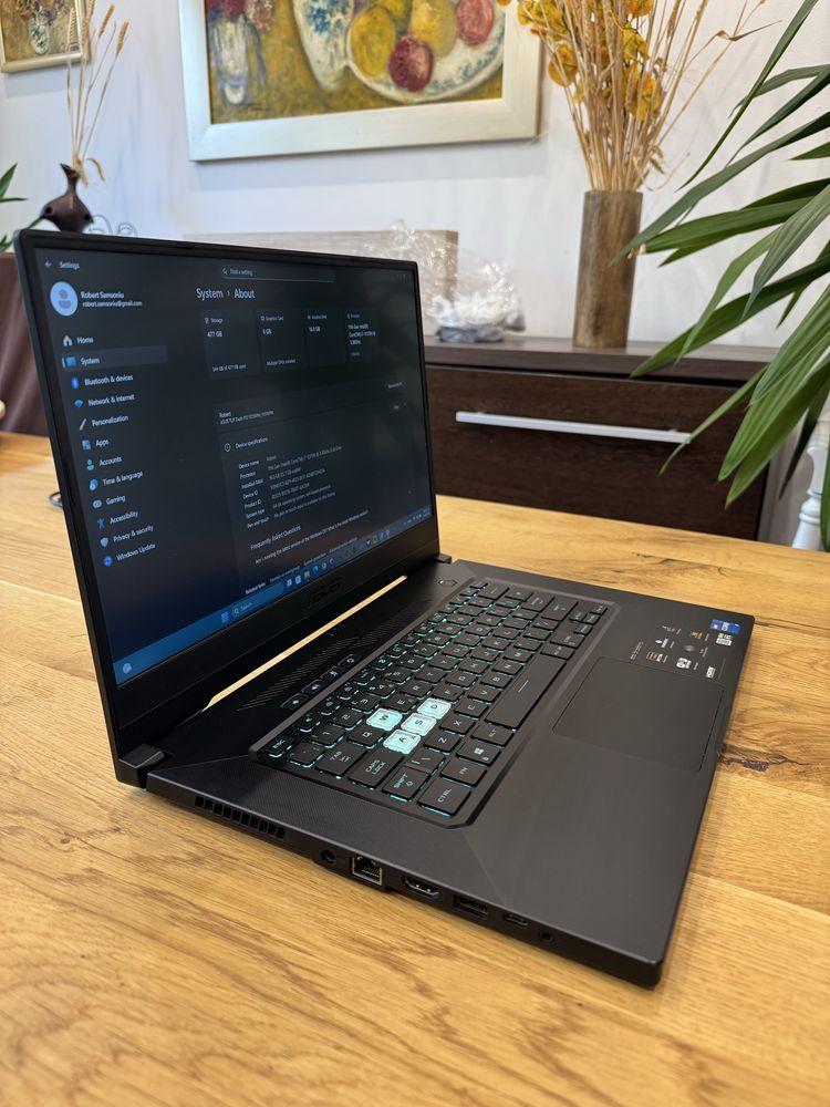 Asus TUF - i7 (11th Gen), RTX 3060 6GB, 16GB RAM, 512 SSD
