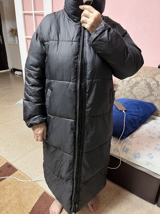 Куртка зимняя длинная в хорошем качестве