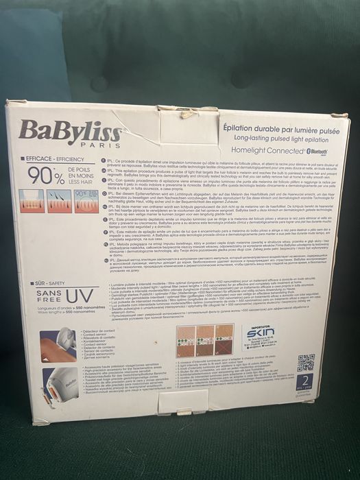 Epilator BaByliss IPL homelight G946e bluetooth inclus