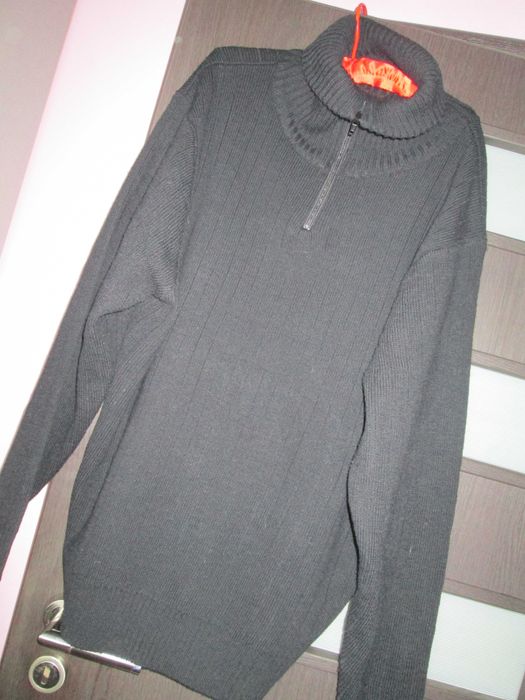 pulover negru barbati XL