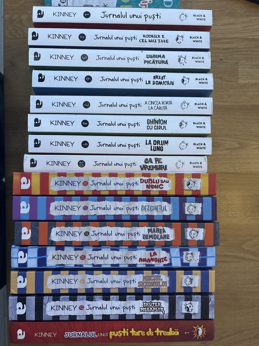 Colectia Jurnalul unui pusti vol 1-3, 6-11, 13-17