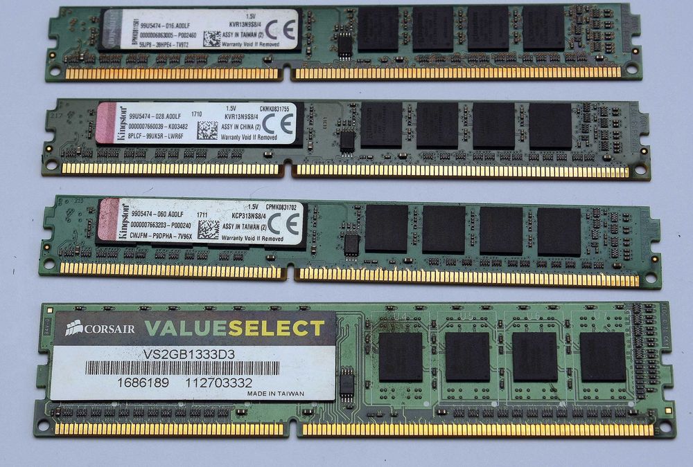 Pachet memorii DDR3 1333 Mhz 1.5v