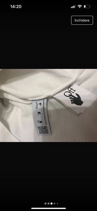 Tricou Off White original