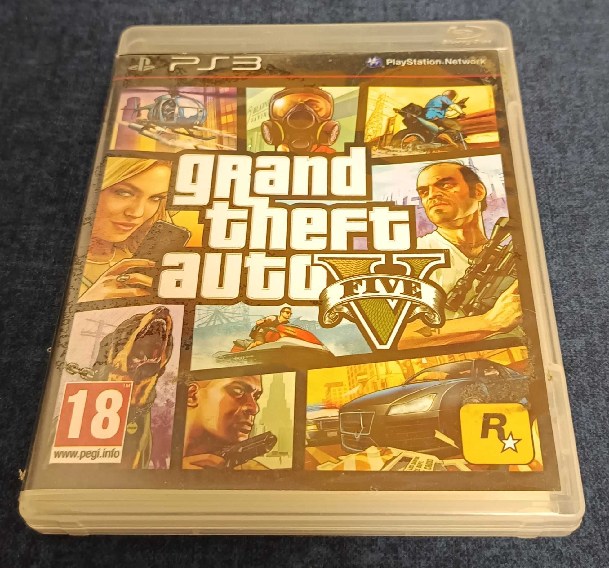 CDJoc GTA5 Grand Theft Auto Five V Sony PlayStation3 PS3 cu zgarieturi