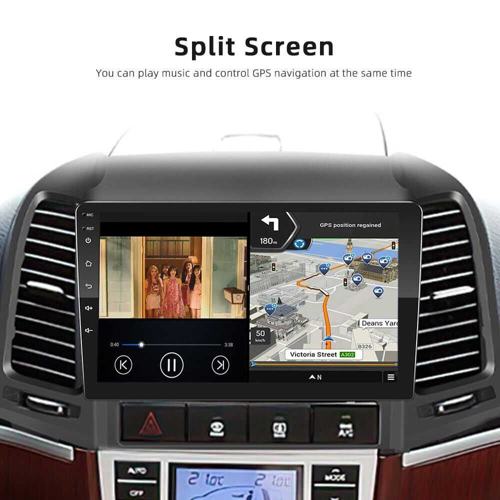 Мултимедия Двоен дин за Hyundai Santa Fe навигация с Android Санта Фе