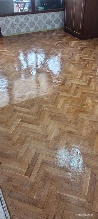 Циклене на паркет и дюшеме
