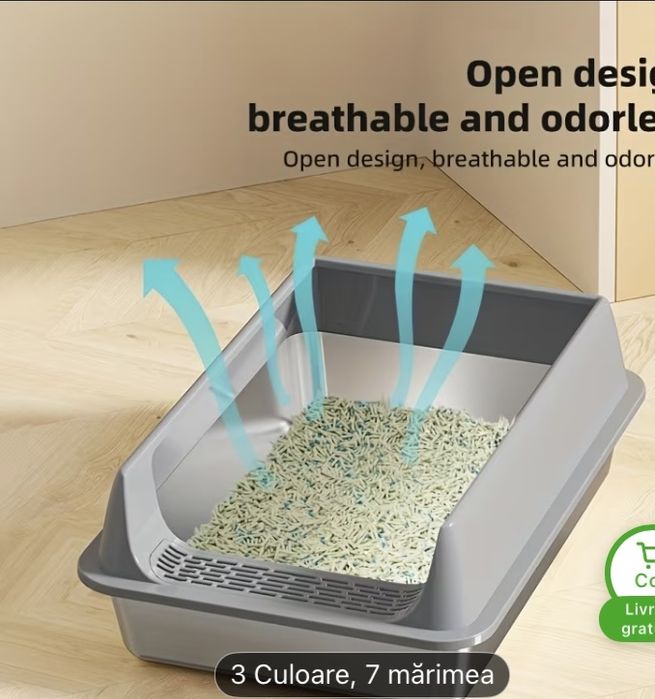 Litiera otel inoxidabil