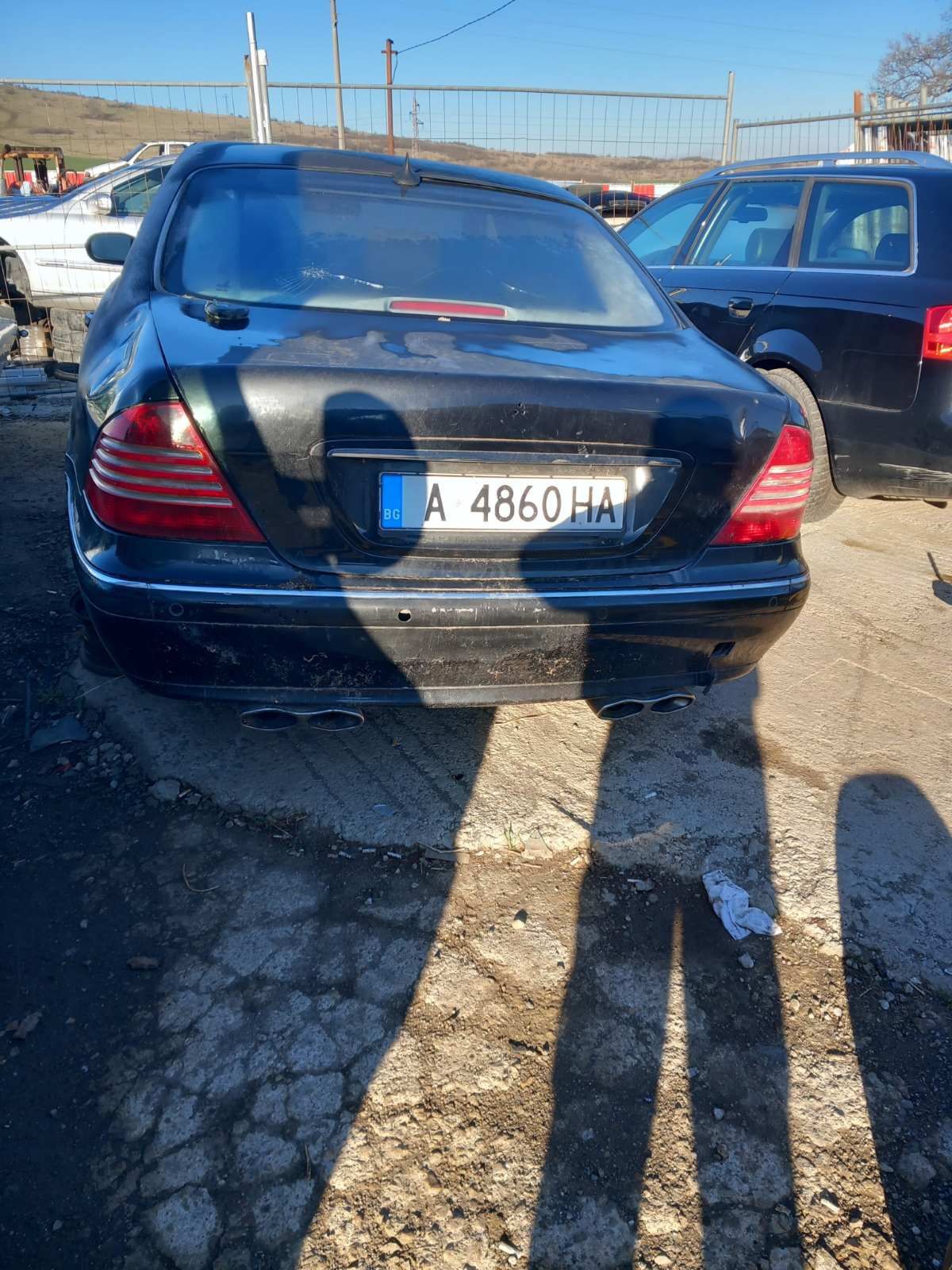 Mercedes S 500 бензин 306 к.с 2000 година на части