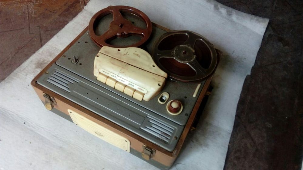 Ретро катушеный ламповый магнитофон ELFA 60-х годов