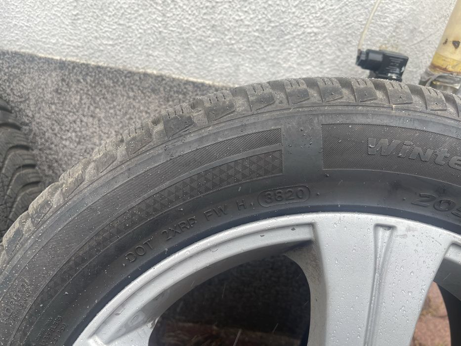 Jante + cauciucuri iarna Hankook folosite un sezon
