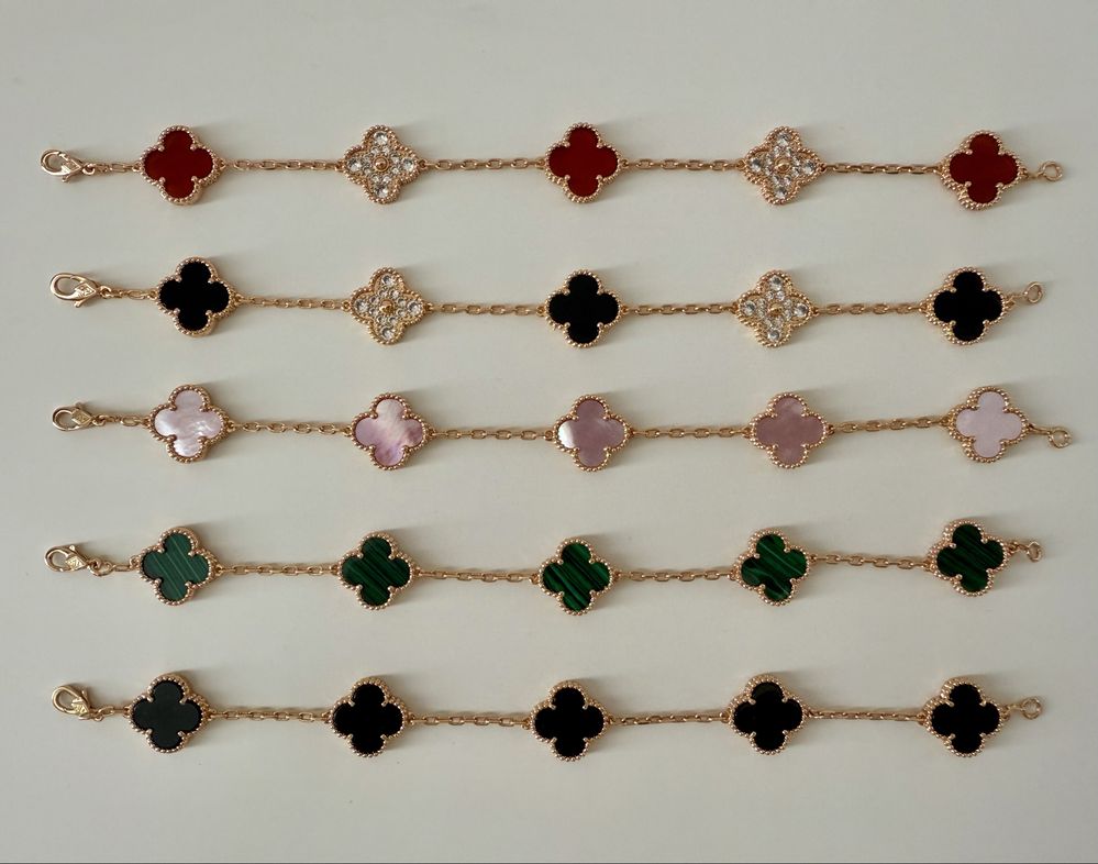 Van Cleef & Arpels Гривна с 18к златно покритие - ПЕЧАТ