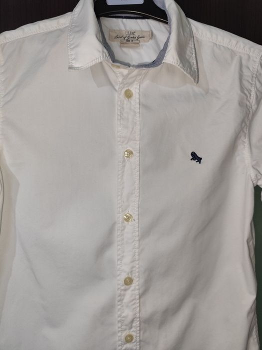 Cămașă albă H&M mărimea 158/ 12-13