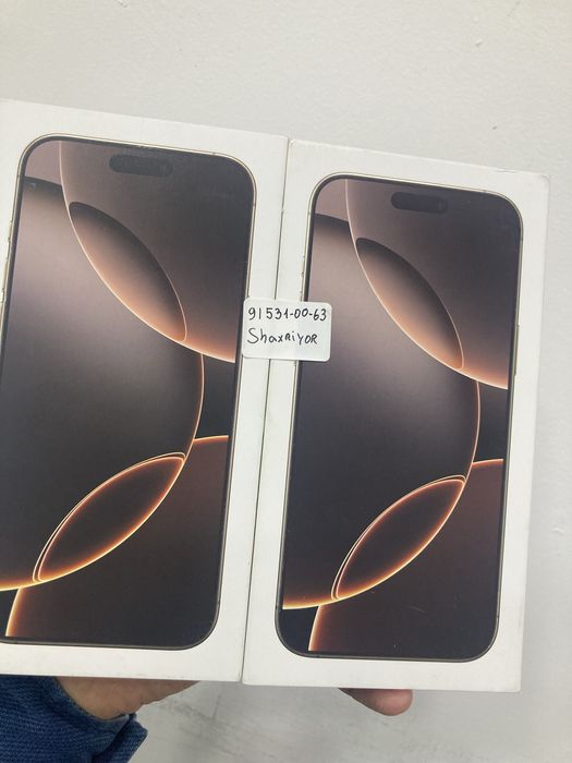 iPhone 16 Pro Max 256 Desert Uzimei O’tgan