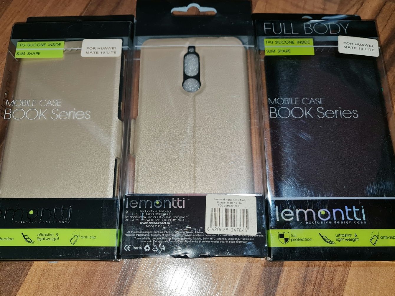 Husa flip originala Lemontti Magnetic Book Case Huawei Mate 10 Lite