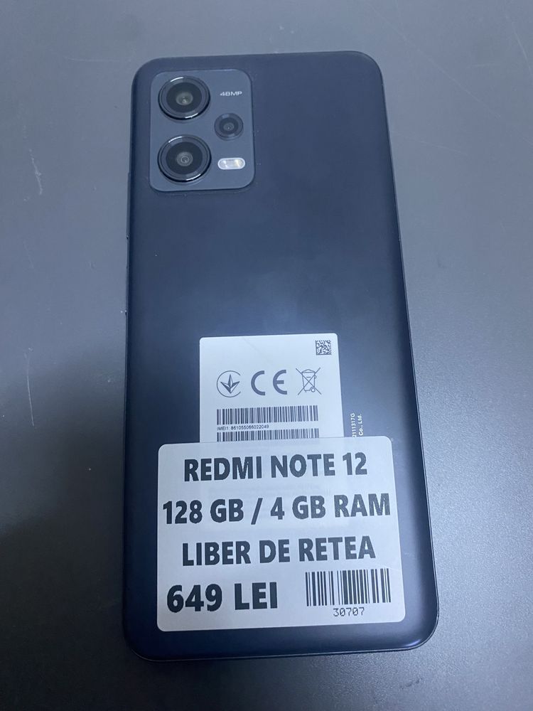 Redmi note 12 128 GB / 4 GB RAM #30707