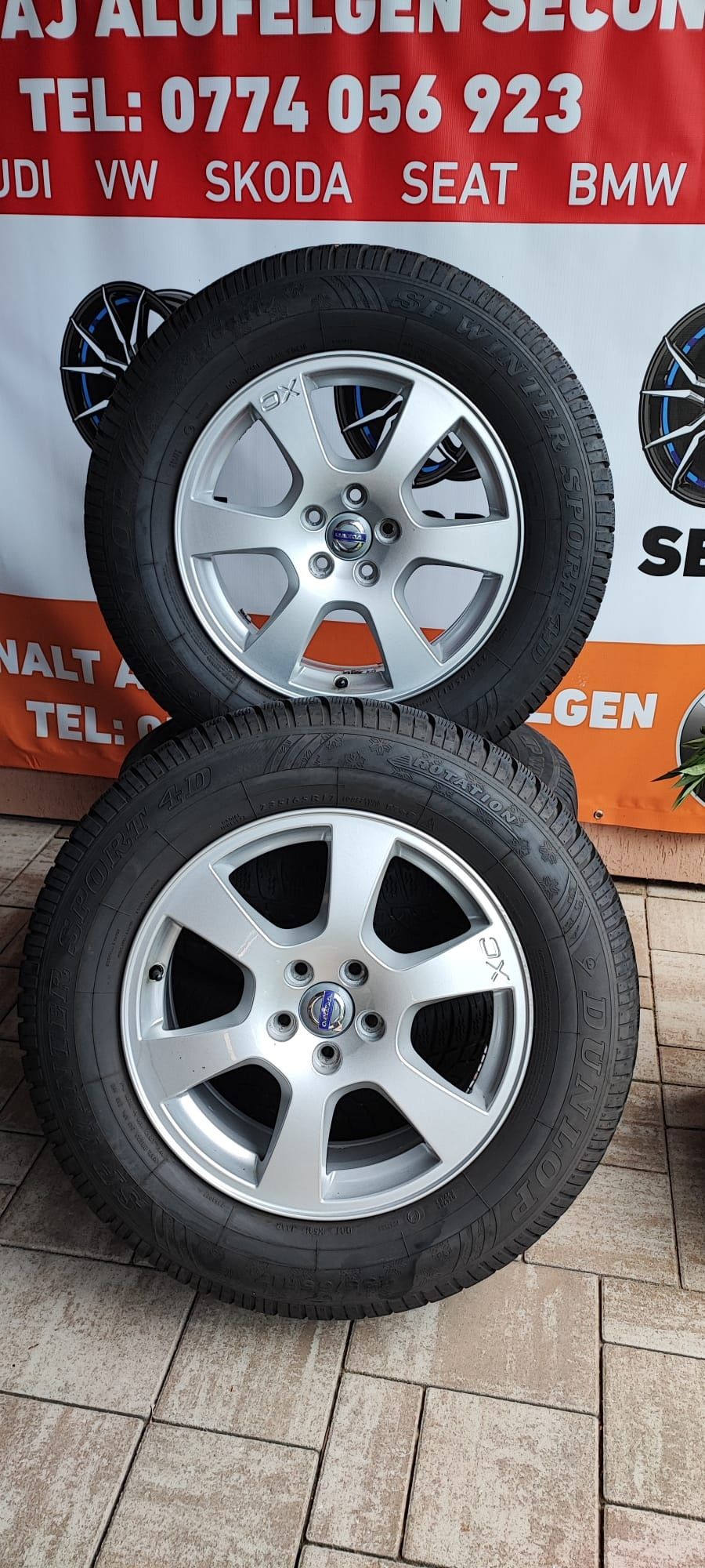 Jante volvo XC Dunlop winter sport 235/65/17