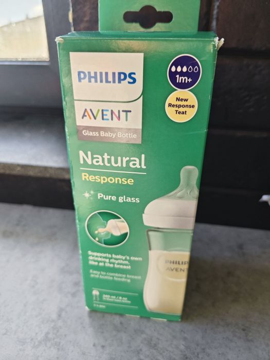Biberon Philips de sticlă 240 ml