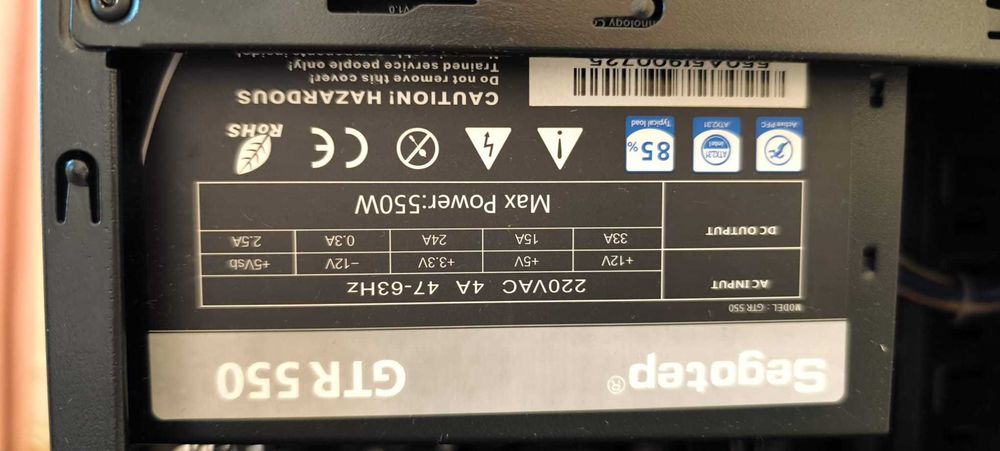 Calculator / sistem PC gaming Ryzen 5 GeForce 1050 Ti OC DDR5 fara HDD