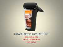 Cana Latte Go si filtru aquaclean in promotie