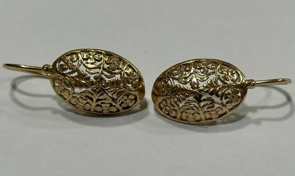 Златни обеци 14 К 585 / 3,92 гр.