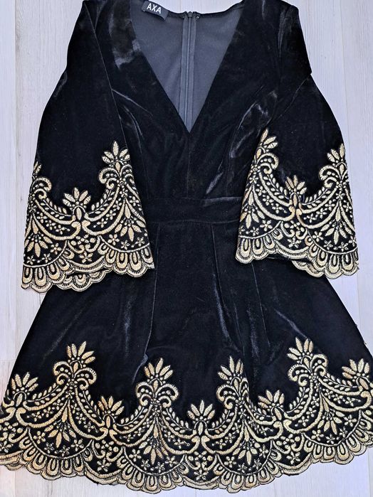 Rochie scurta catifea