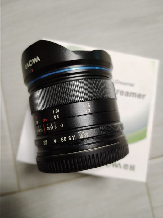 Obiectiv Laowa 7,5mm F.2 Nou