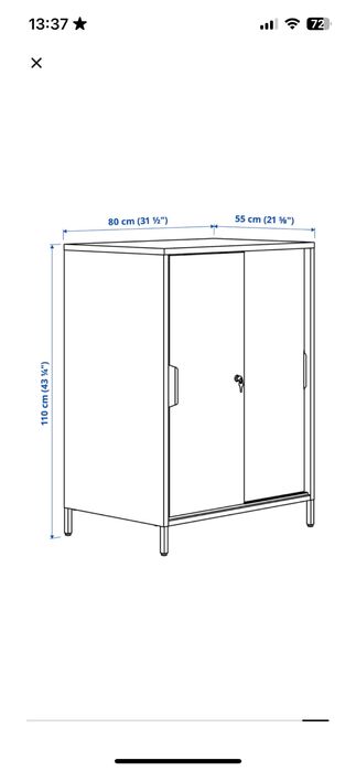 Mobilier pentru birou, compus din 2 corpuri