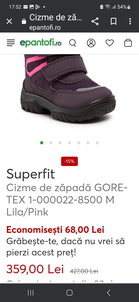 Cizme Super fit masura 25