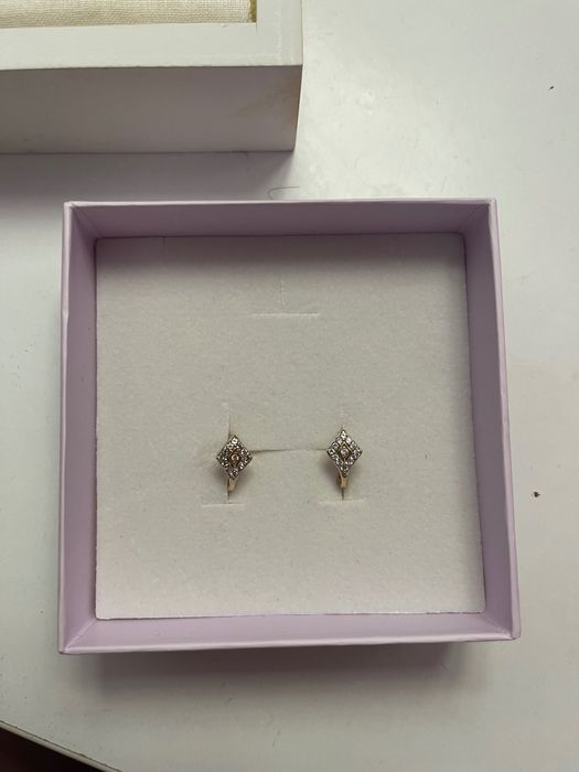 Cercei aur 14 k.