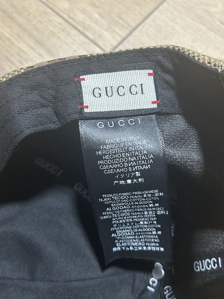 Sapca gucci pattern logo