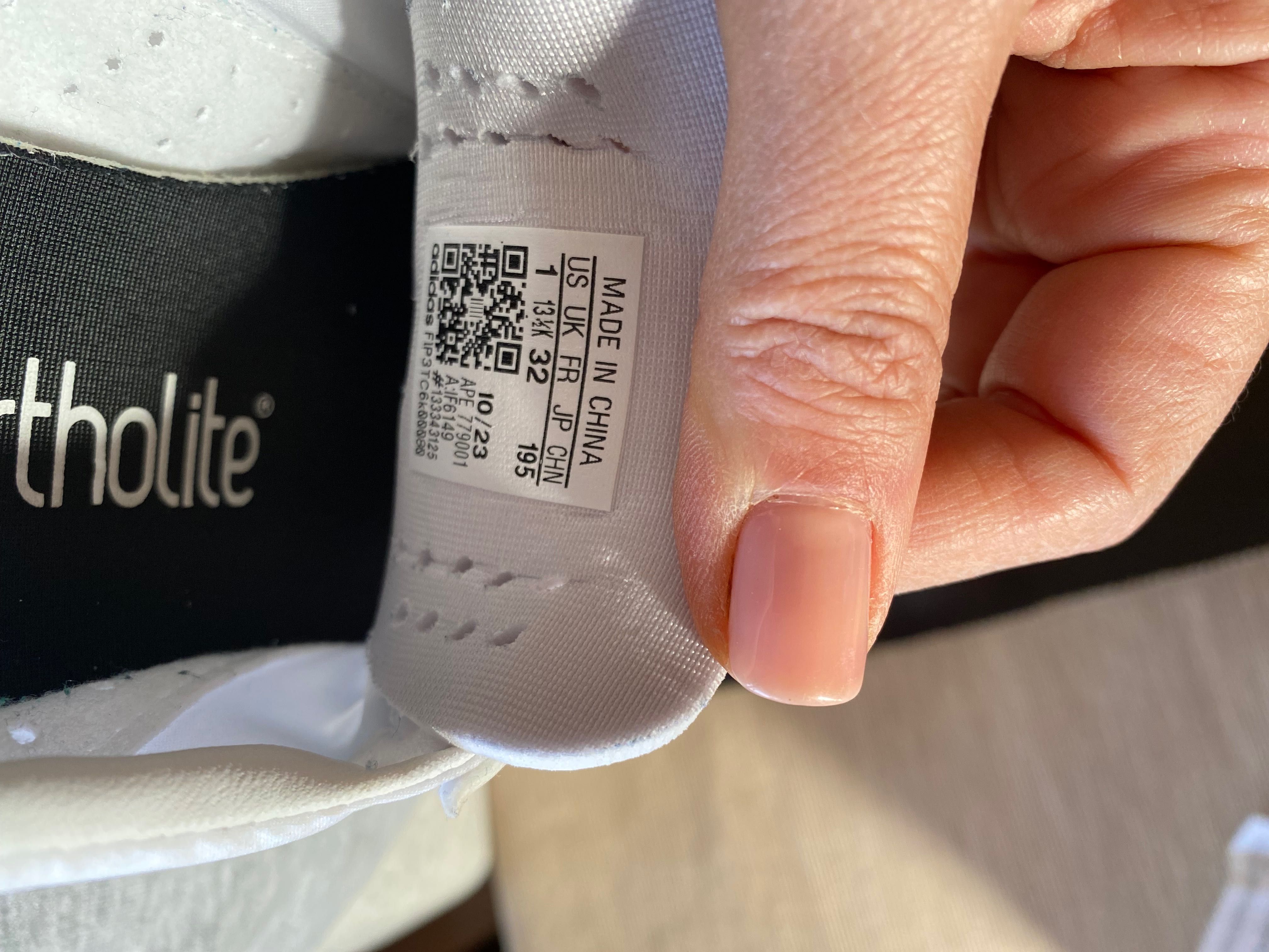 Adidas OrthoLite, бели кожа+ текстил