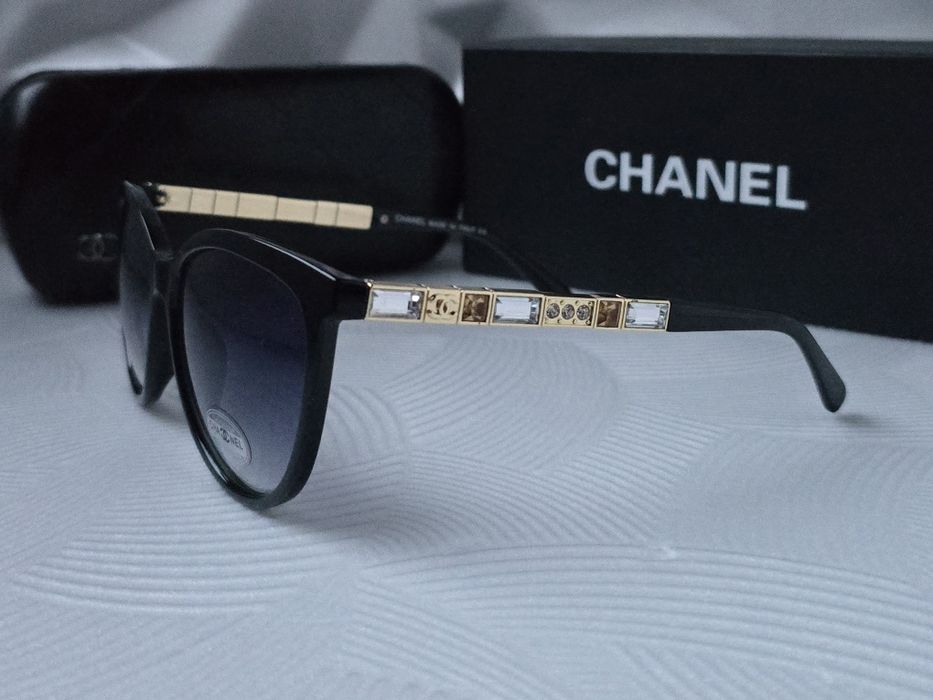 Дамски слънчеви очила котка с камъни