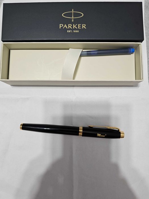 Stilou Parker IM Royal Core Black Lacquer GT - Personalizat