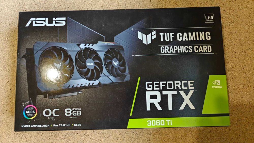 Видеокарта Nvidia RTX 3060Ti asus tuf gaming