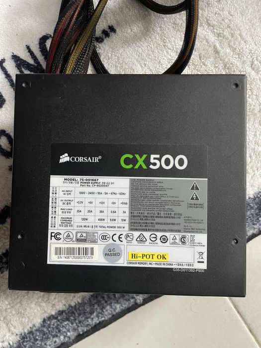 Corsair CX 500 80+ Bronze