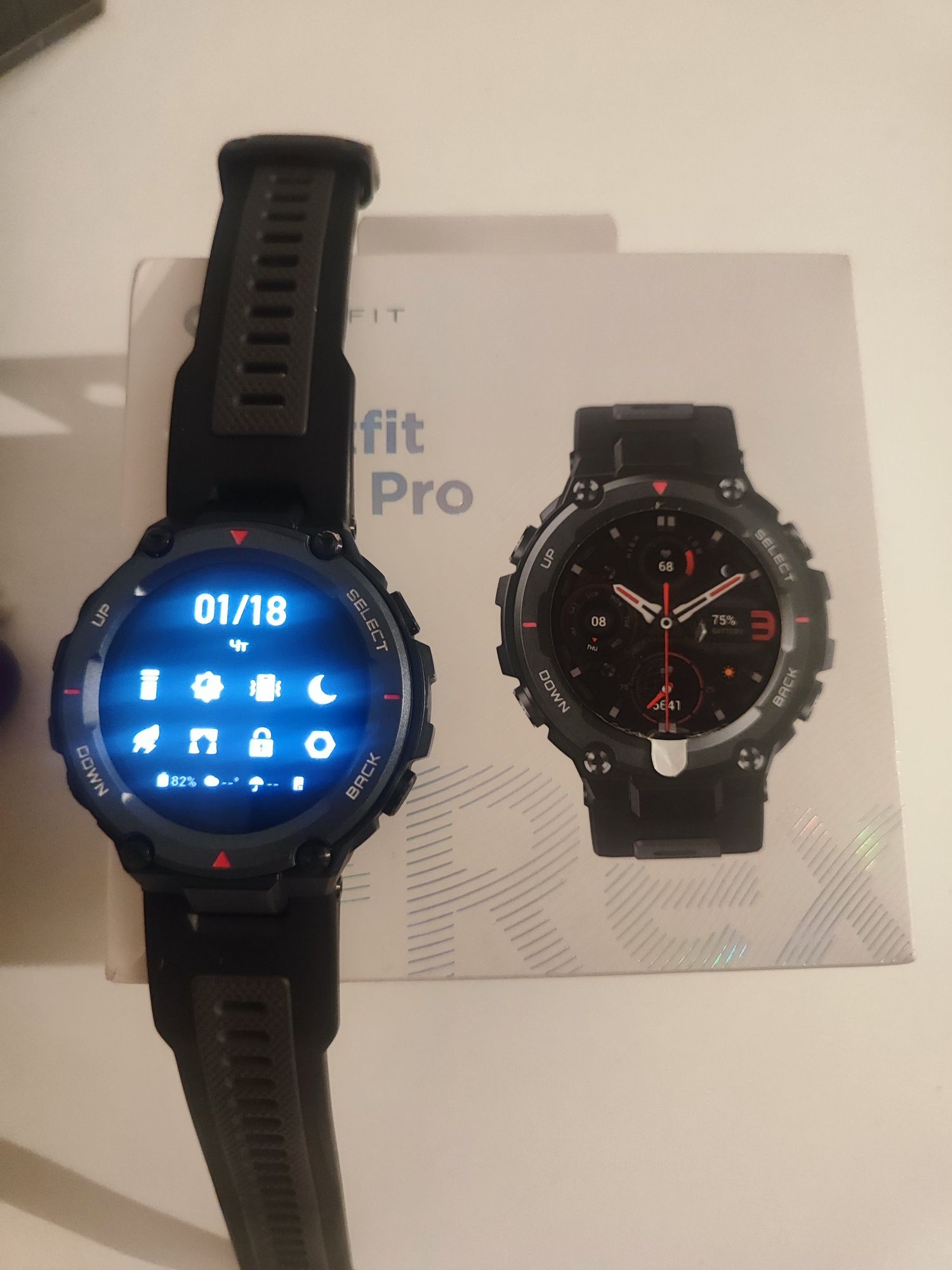 Смарт часы Amazfit T-Rex Pro покупал за 75 000 тг