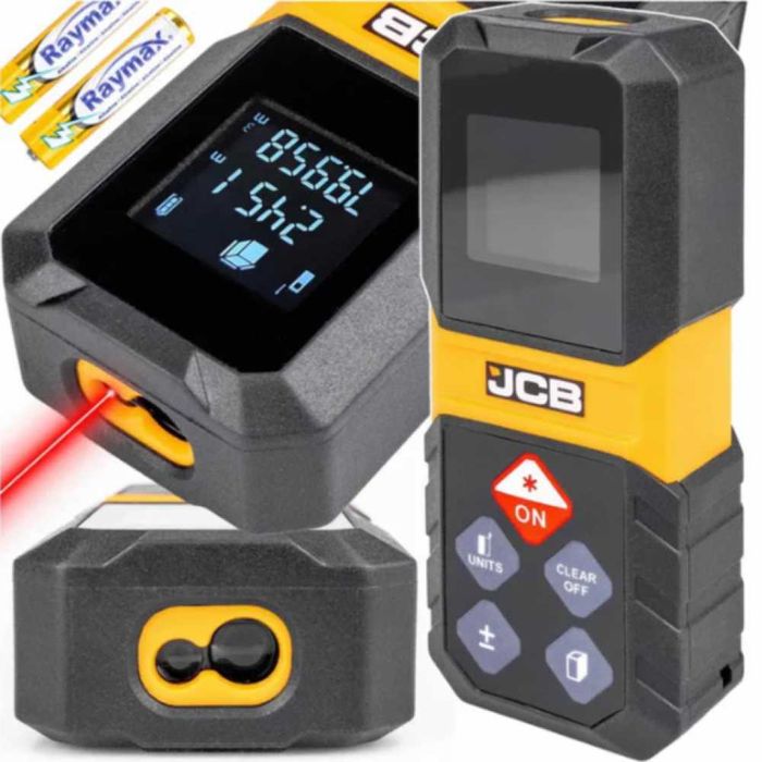 Лазерна ролетка с максимален обхват на измерване 30 метра JCB