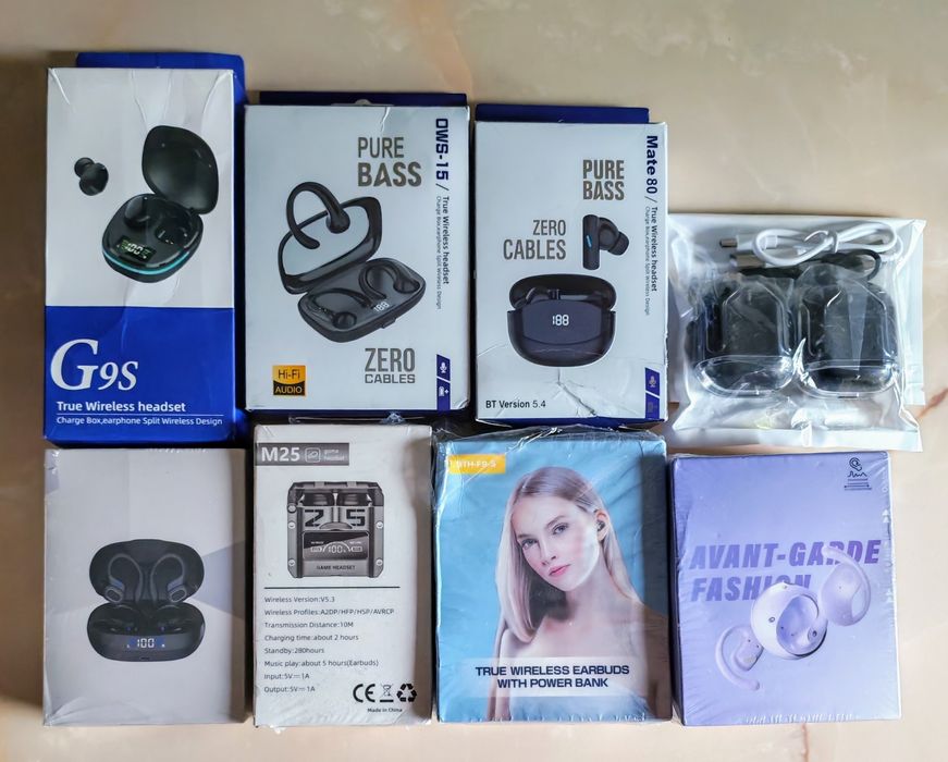 Căști audio In Ear noi, fullbox, diferite modele !