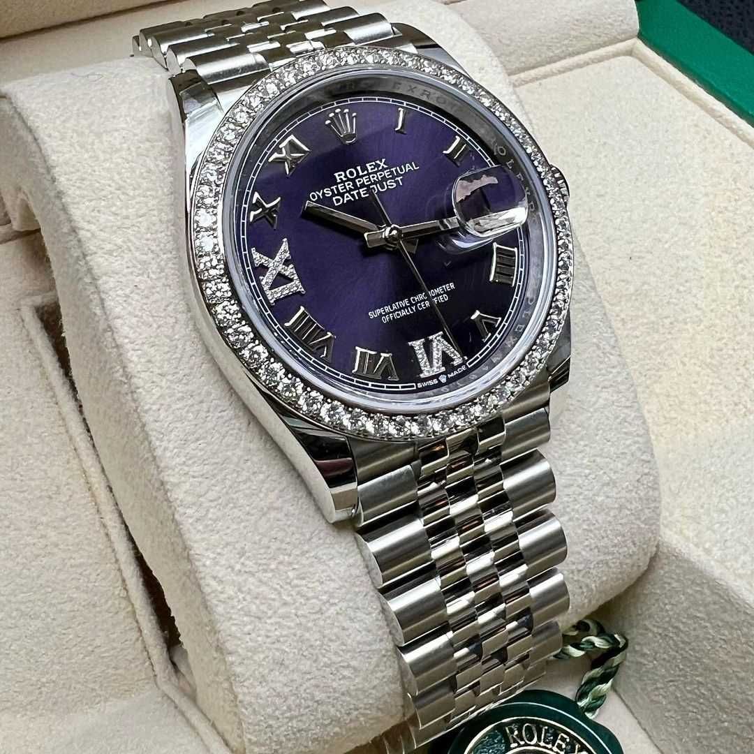 Дамски Часовници Rolex Datejust 36mm лилаво