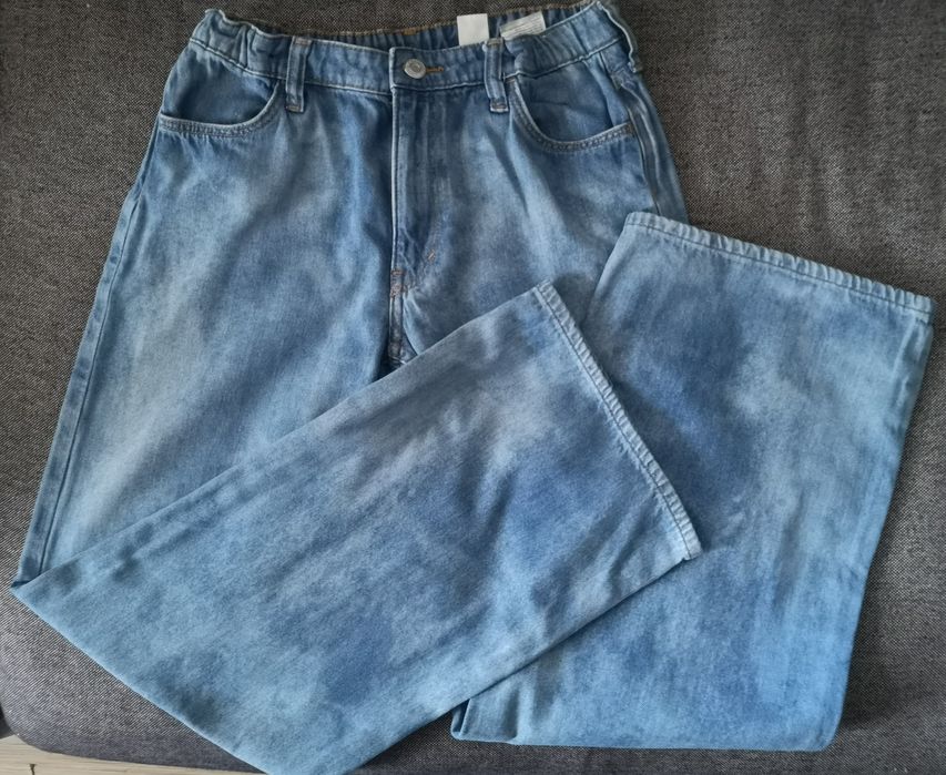 Set haine fete, blugi largi, hanorac + colanti gratuit, 158- 164