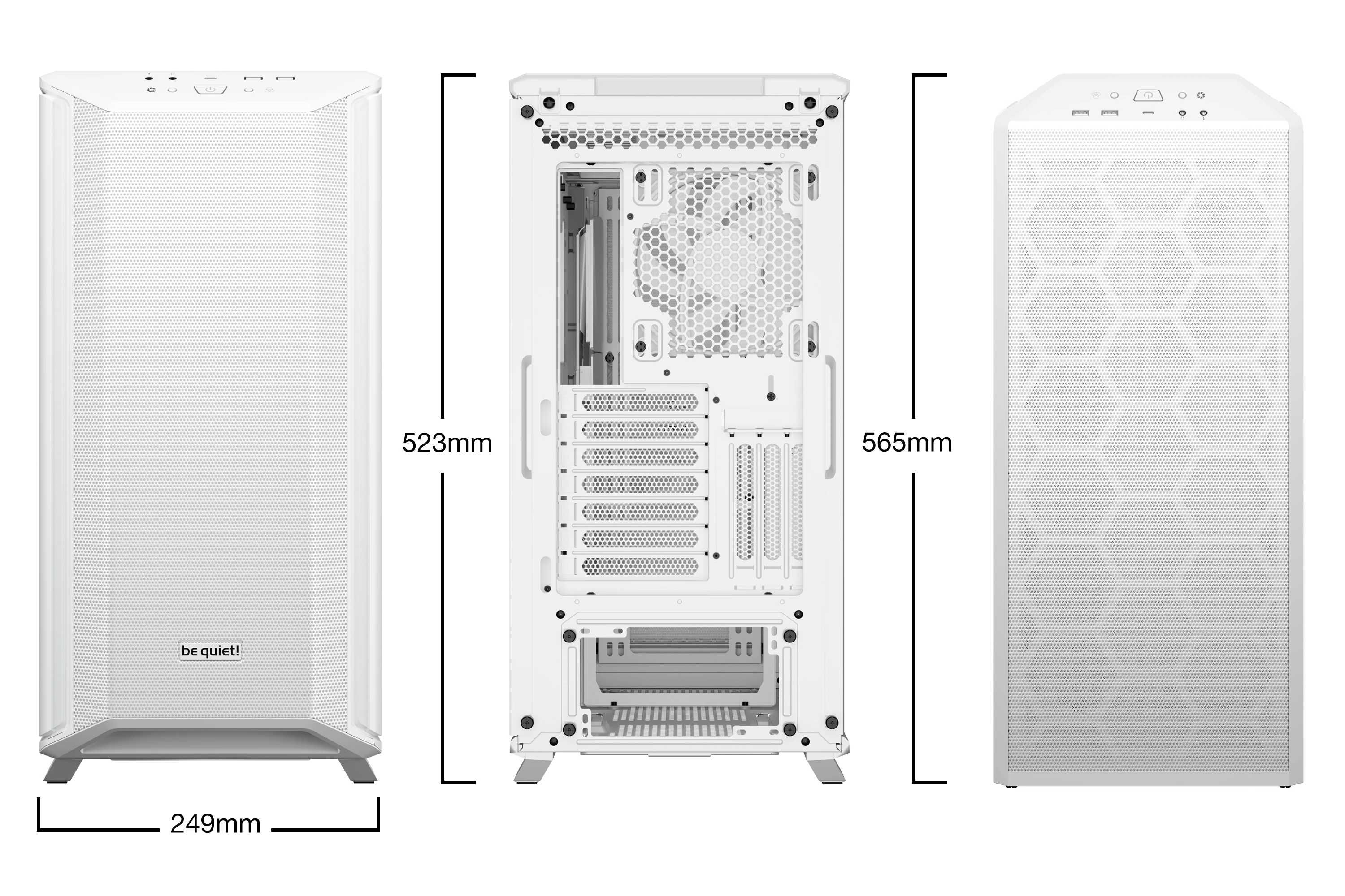 be quiet! кутия Case EATX - Dark Base 701 White