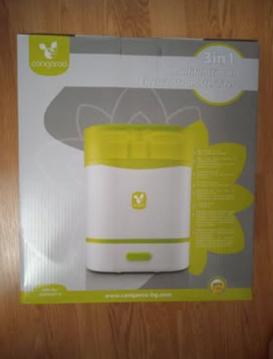 Електрически парен стерилизатор Cangaroo - 3 в 1