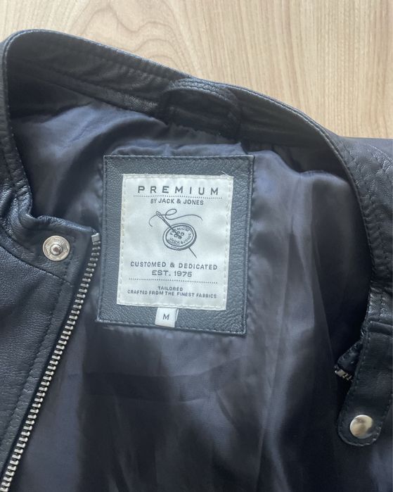 JACK & JONES Premium/мъжко (естествена)кожа яке/М