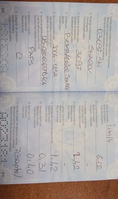 Barca Seadoo Spedster 200-310cp