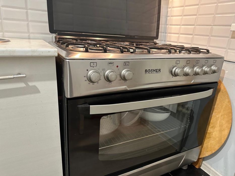 Газовая плита, духовка электирическая