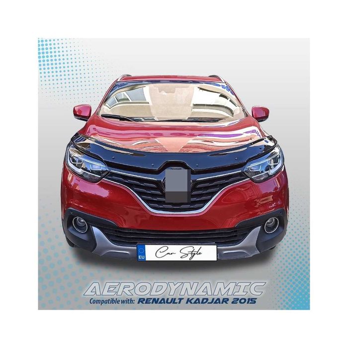 Paravanturi geam Renault Kadjar 2015 cu cleme negru fumuriu